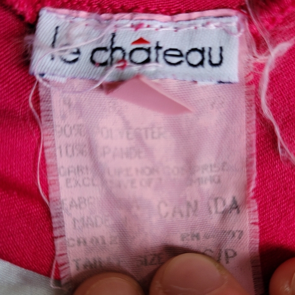 2/$40 🍩 Vintage Y2K Le Château Backless Tie Up Top - Picture 8 of 10